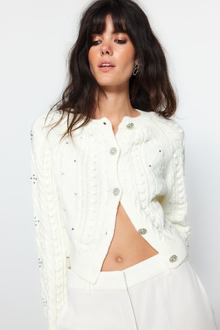 Cárdigan regular fit - Crudo