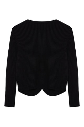 Cárdigan regular fit - Negro