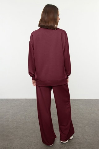Pantalón y sudadera - Burdeos