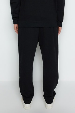 Pantalón regular fit - Negro