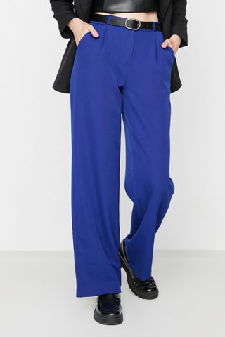 Pantalón recto - Azul