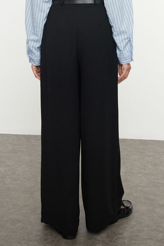 Pantalón wide leg - Negro