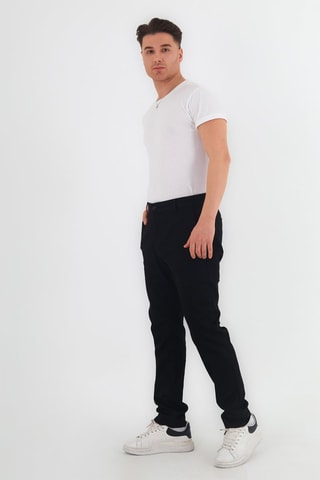 Pantalón chino slim fit - Negro