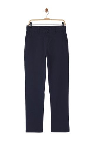 Pantalón chino recto - Azul marino