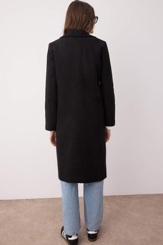 Abrigo regular fit - Negro