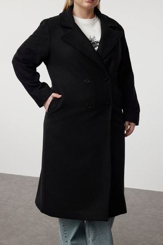 Abrigo oversize - Negro