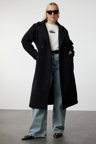 Abrigo oversize - Negro
