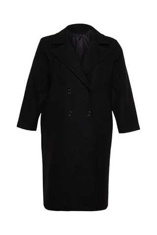 Abrigo oversize - Negro