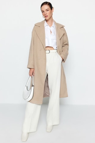 Abrigo oversize - Beige