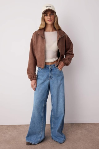 Chaqueta regular fit - Marrón