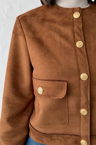 Chaqueta regular fit - Beige