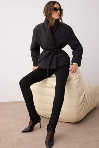 Chaqueta regular fit - Negro