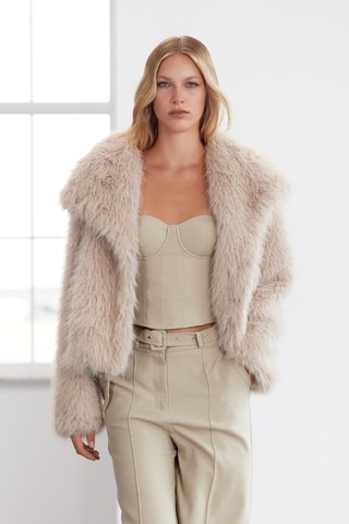 Chaqueta oversize - Beige