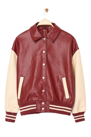 Chaqueta - Marrón y crudo