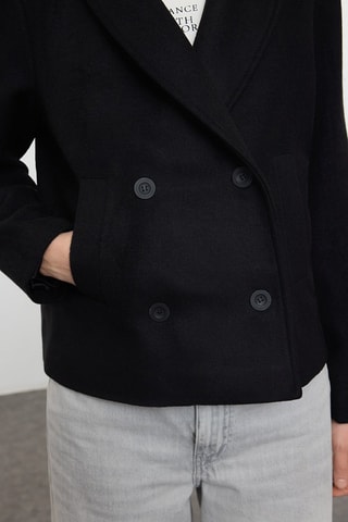 Chaqueta regular fit - Negro