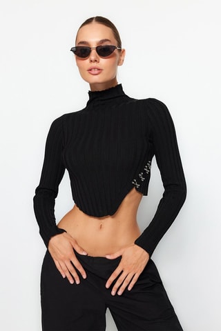 Crop top - Negro