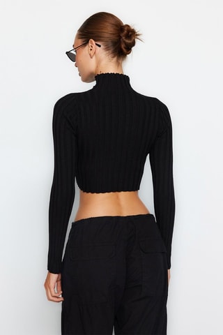 Crop top - Negro