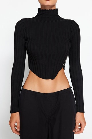 Crop top - Negro