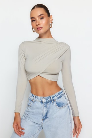 Crop top - Beige