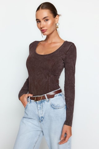 Top - Marrón