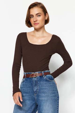 Top - Marrón
