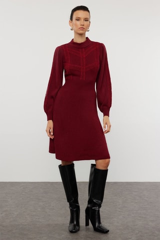 Vestido corto - Rojo