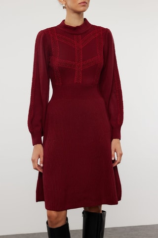 Vestido corto - Rojo