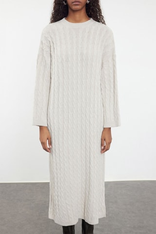 Vestido largo - Beige