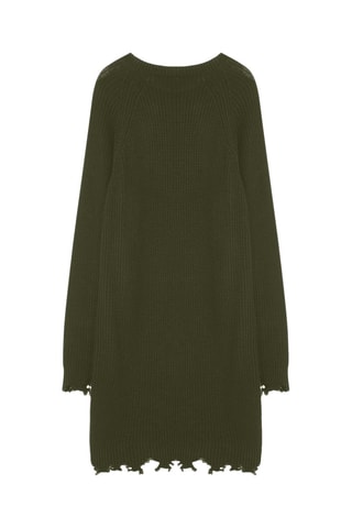 Vestido jersey - Caqui