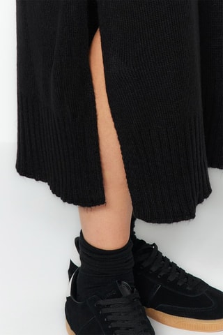 Vestido jersey - Negro