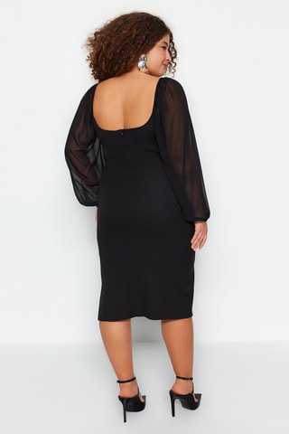 Vestido Plus Size - Negro