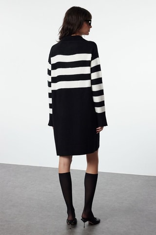 Vestido jersey - Negro