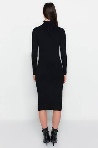 Vestido jersey - Negro