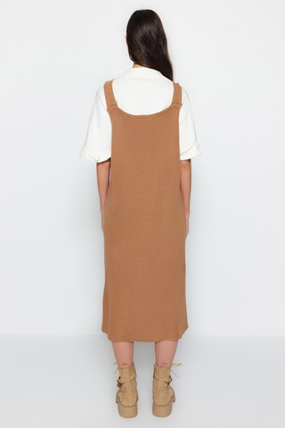 Vestido midi - Beige