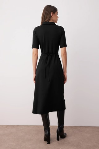 Vestido polo - Negro