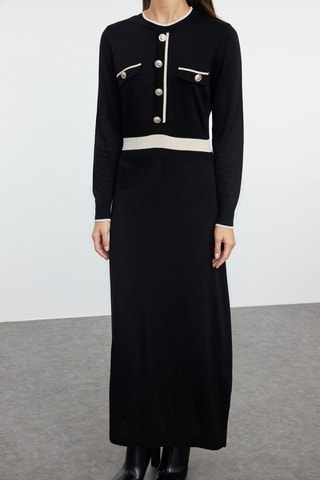 Vestido largo - Negro