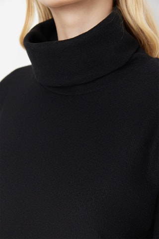 Vestido jersey - Negro