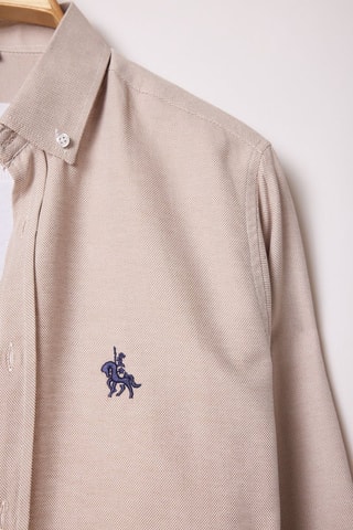 Camisa regular fit - Beige
