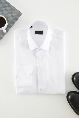 Camisa slim fit - Blanco