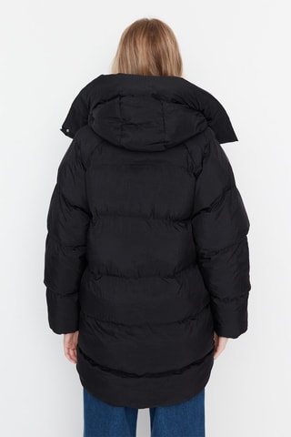 Anorak con capucha - Negro