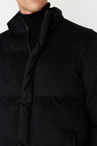 Anorak de pana - Negro
