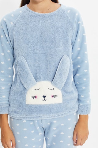 Pijama de 3 piezas - Celeste