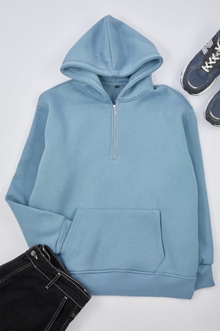 Sudadera oversize - Azul