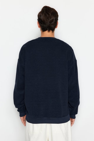 Sudadera oversize - Azul marino