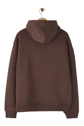 Sudadera oversize - Marrón