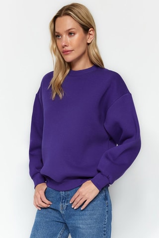 Sudadera regular fit - Violeta
