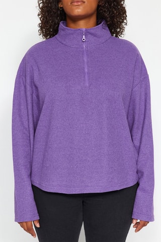 Sudadera regular fit - Violeta