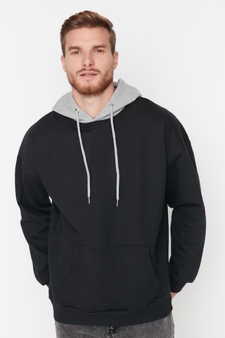 Sudadera con capucha - Negro