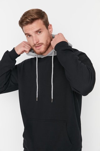 Sudadera con capucha - Negro