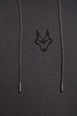 Sudadera oversize con capucha - Antracita